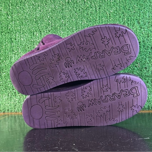 Bearpaw Eva Short Plum Boots Women’s Size 8 - Picture 5 of 6